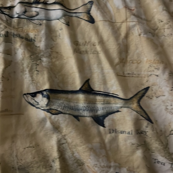 Worldwide sportsman button up colored shirt with mesh and vented back - Picture 5 of 5